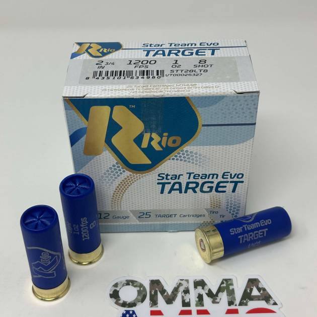 Star Team Target 28 light recoil, 12ga 2 3/4" #8 1oz STT28LT8