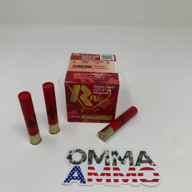 Rio Game Load 410 ga 3" #6 11/16oz  RCHV366