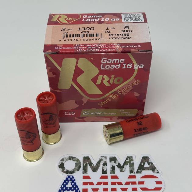 Game Load 32, 16ga, 2 3/4" #6 1 1/8oz RCHV166