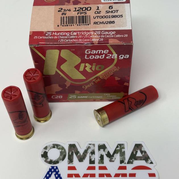 Game Load 28 28ga, 2 3/4" #6 1oz RCHV286