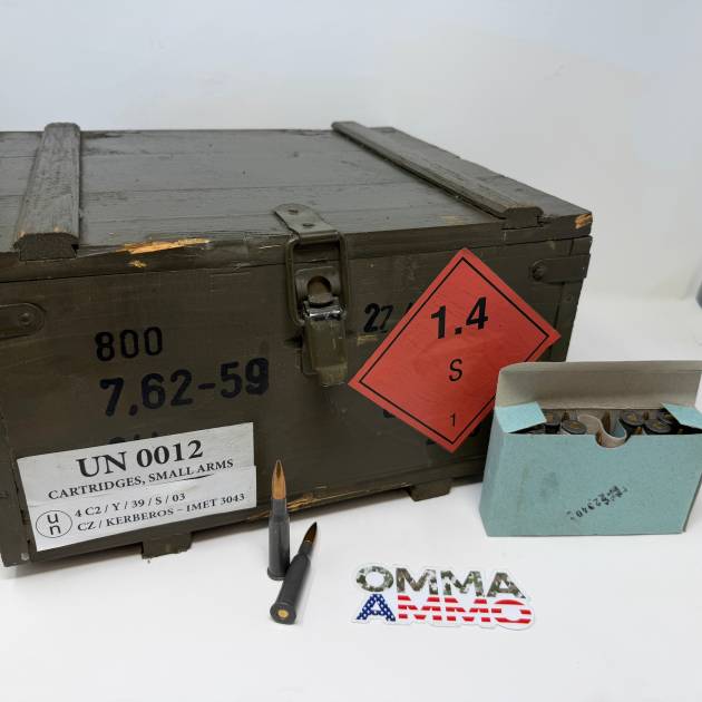 7.62x54R 148gr 800rnd Crate