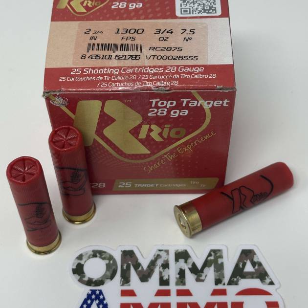 Top Target 28ga, #7.5, 2 3/4" 3/4oz RC2875