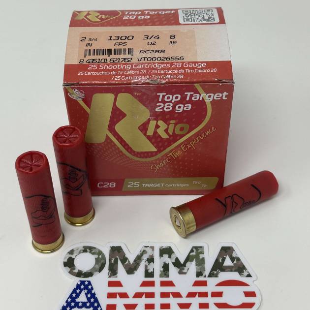 Top Target 28ga 2 3/4" 3/4oz #8 RC288