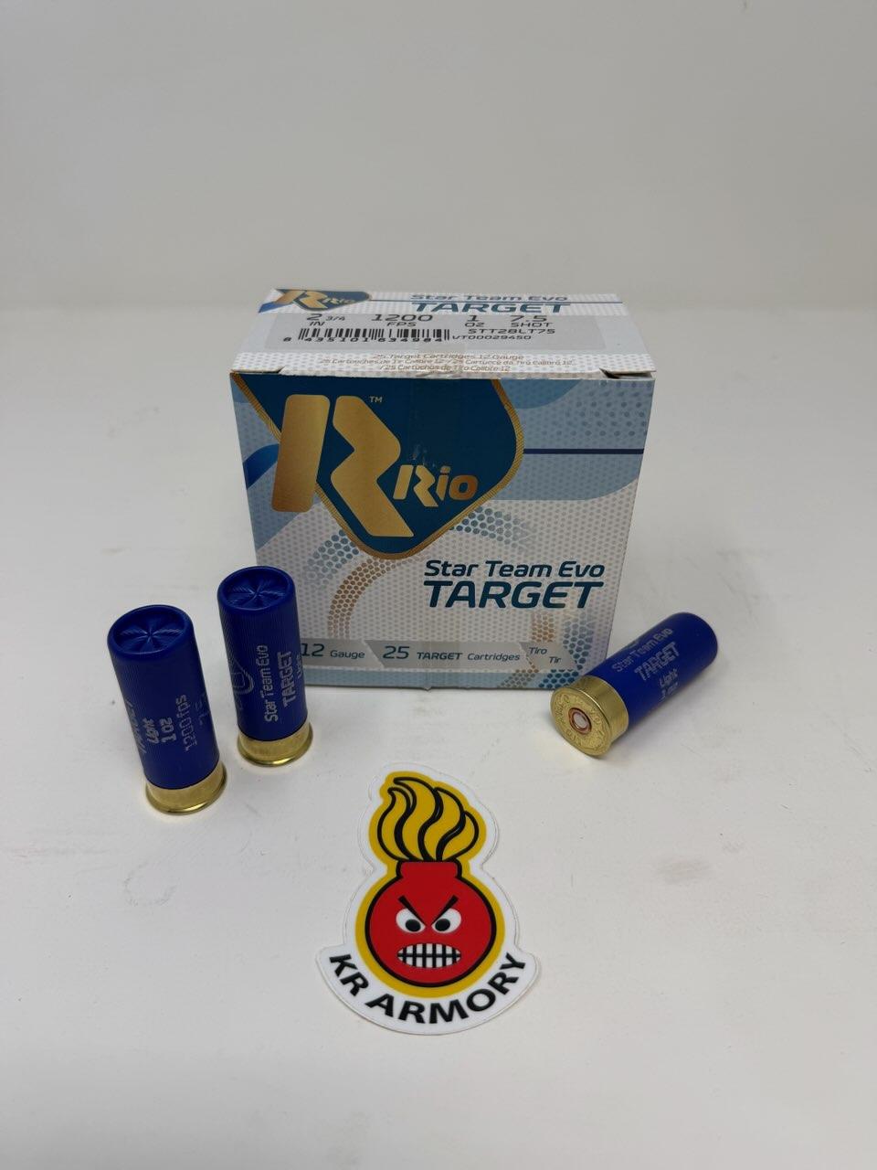Rio Star Team target 12ga 2 3/4" #7.5 1oz 1200fps Shotgun 250 rnds - Image 2